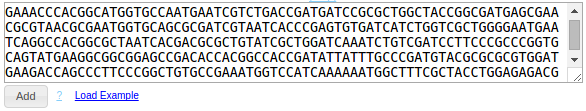 Enter your DNA sequence